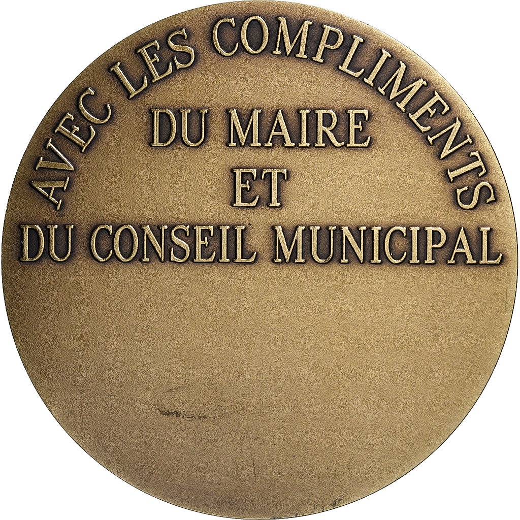 France, Médaille, Ville de Nesles, Demilly, SPL, Bronze Florentin