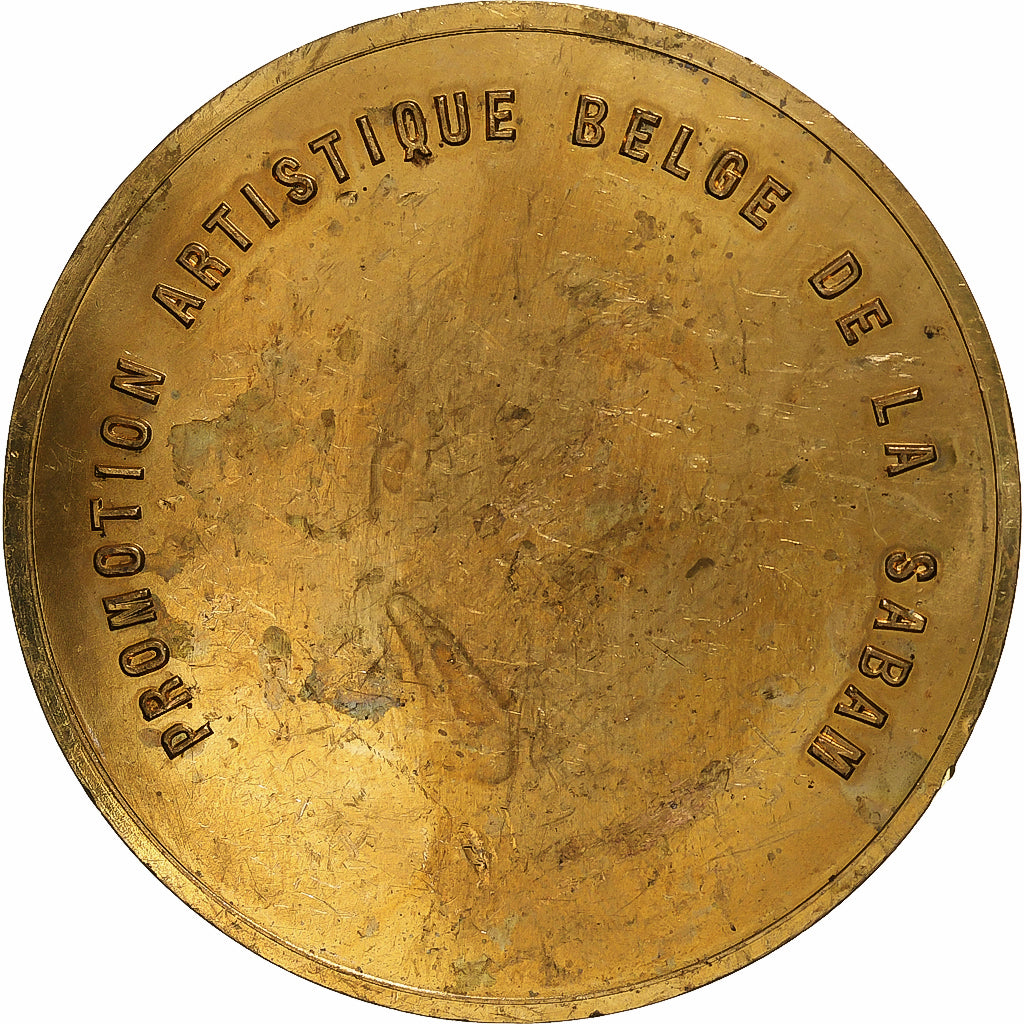 Bélgica, medalha, Orphée, Société Belge des Auteurs, Musique, Muller
