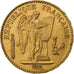 Moeda, França, Génie, 20 Francs, 1871, Paris, AU(50-53), Dourado, KM:825
