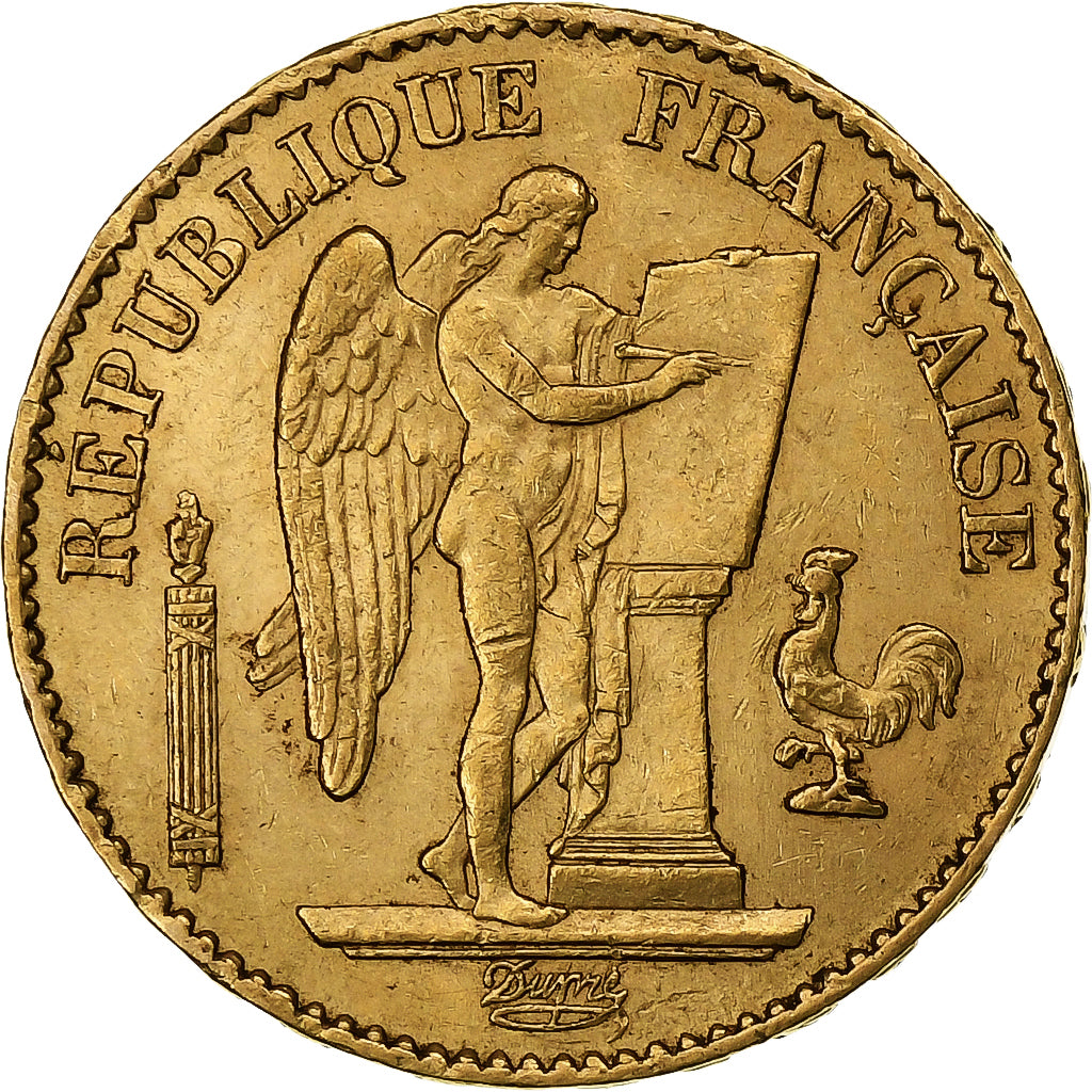 Monnaie, France, Génie, 20 Francs, 1879, Paris, TTB+, Or, Gadoury:1063, KM:825