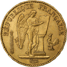 Monnaie, France, Génie, 20 Francs, 1879, Paris, TTB+, Or, Gadoury:1063, KM:825