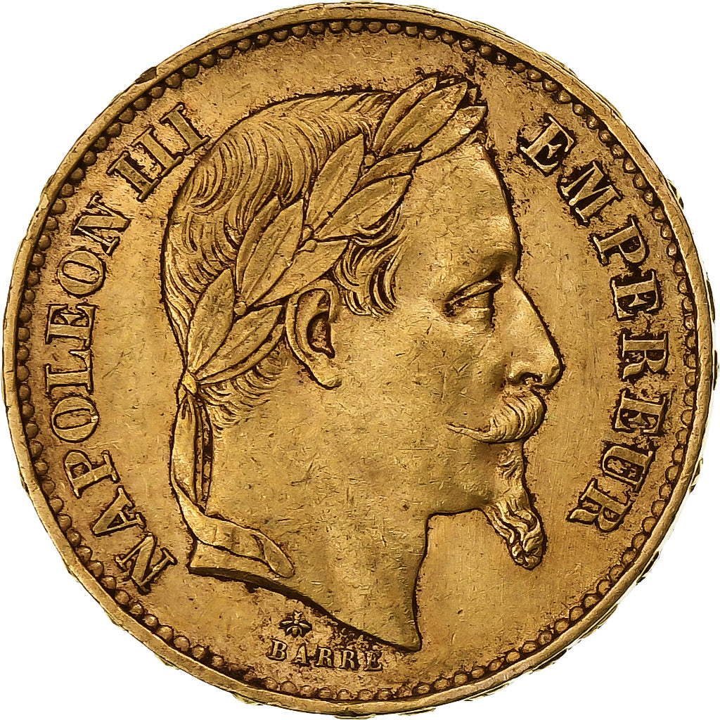 France, Napoléon III, 20 Francs, Napoléon III, 1870, Paris, Or, TTB+