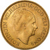 Netherlands, Wilhelmina I, 10 Gulden, 1932, Gold, MS(63), KM:162