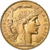 Frankrijk, 20 Francs, Marianne, 1908, Paris, Goud, UNC, Gadoury:1064a, KM:857