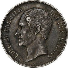 Belgio, 5 Francs, Mariage du Duc de Brabant, 1853, Argento, BB, KM:M 8.2