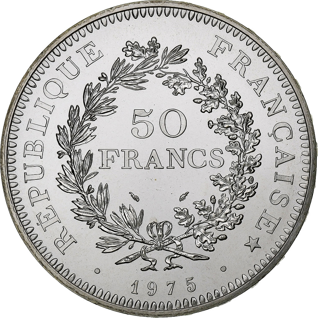 Monnaie, France, Hercule, 50 Francs, 1975, Paris, FDC, Argent, Gadoury:882