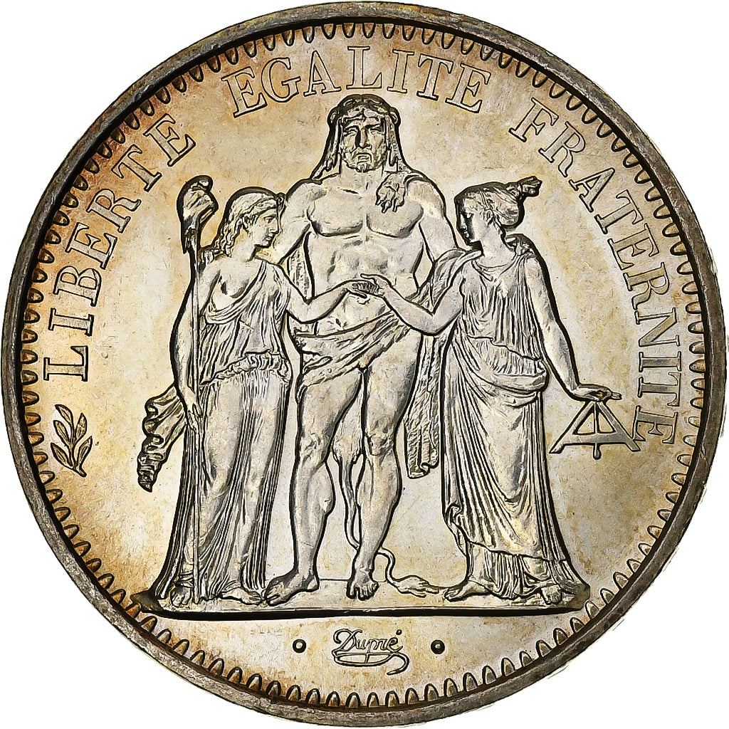 Francia, 10 Francs, Hercule, 1971, Paris, Argento, FDC, KM:932