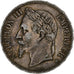 France, 5 Francs, Napoléon III, 1868, Strasbourg, Silver, EF(40-45), KM:799.2