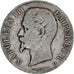 Francia, Napoleon III, 5 Francs, Napoléon III, 1856, Lyon, Argento, MB