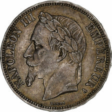 France, Napoleon III, 5 Francs, 1867, Paris, Silver, EF(40-45), KM:799.1