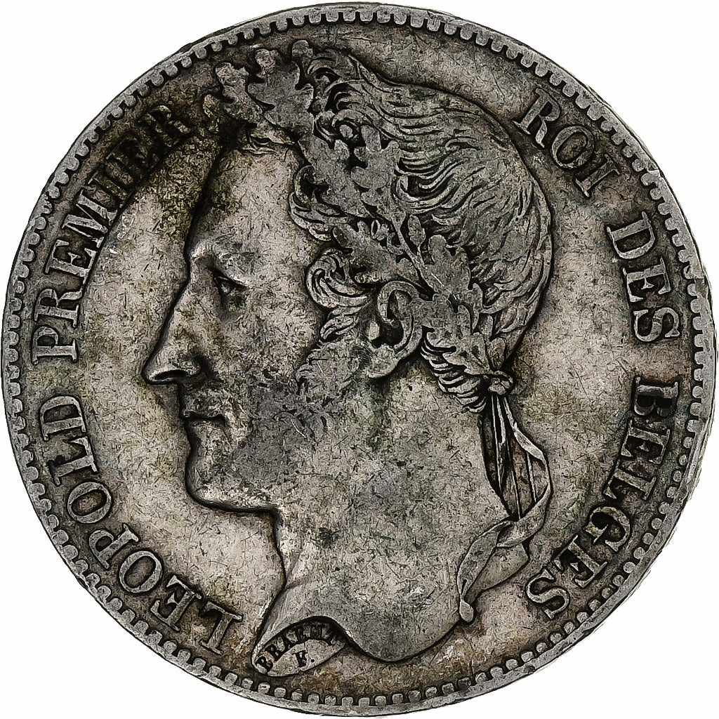 Belgium, Leopold I, 5 Francs, 5 Frank, 1848, Silver, EF(40-45), KM:3.2