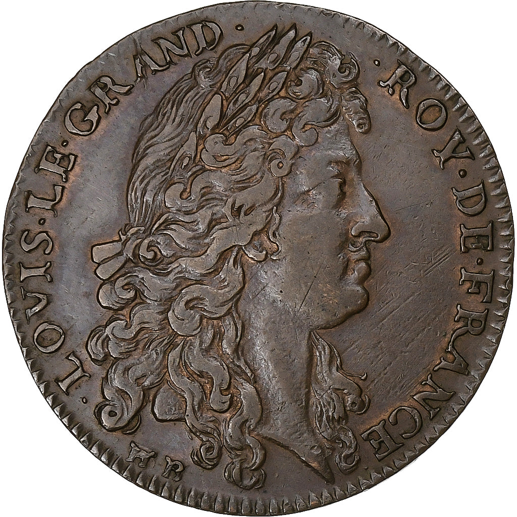 France, Token, Louis XIV, Bâtiments du Roi, History, 1683, MS(60-62), Copper