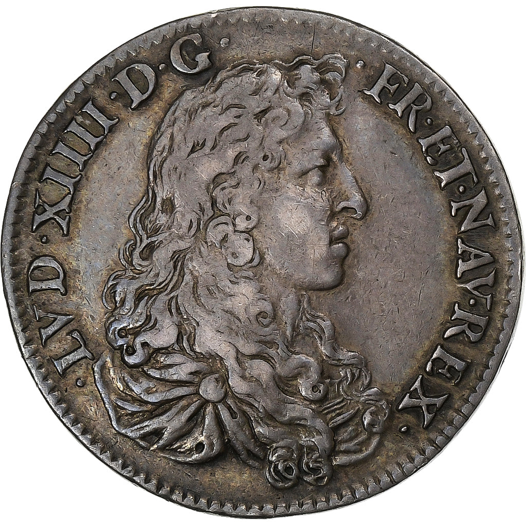 France, Jeton, Louis XIV, Bâtiments du Roi, History, 1667, SUP, Argent