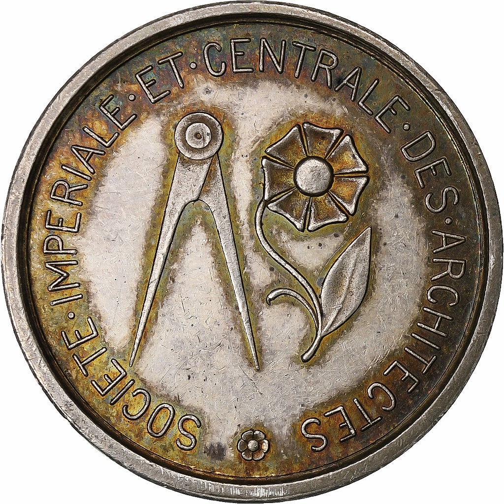 France, Token, Société Centrale des Architectes, Oudiné, MS(60-62), Silver