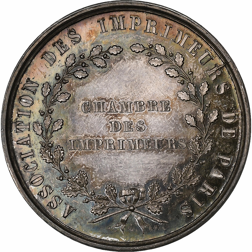 France, Token, Louis Philippe I, Chambre des Imprimeurs de Paris, 1840, MS(63)
