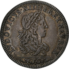 France, Token, Louis XIV Le Grand, History, 1654, AU(55-58), Silver