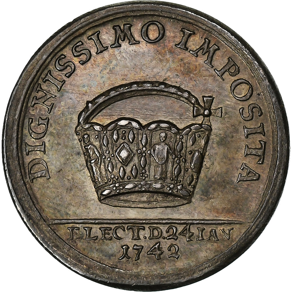 Francia, ficha, Election de Charles VII, History, 1742, SPL, Argento