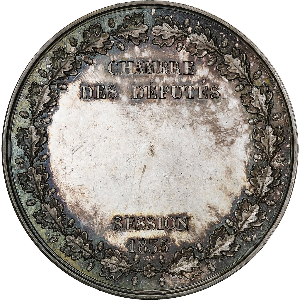 Francia, medaglia, Louis-Philippe Ier, Chambre des Députés, Session, History
