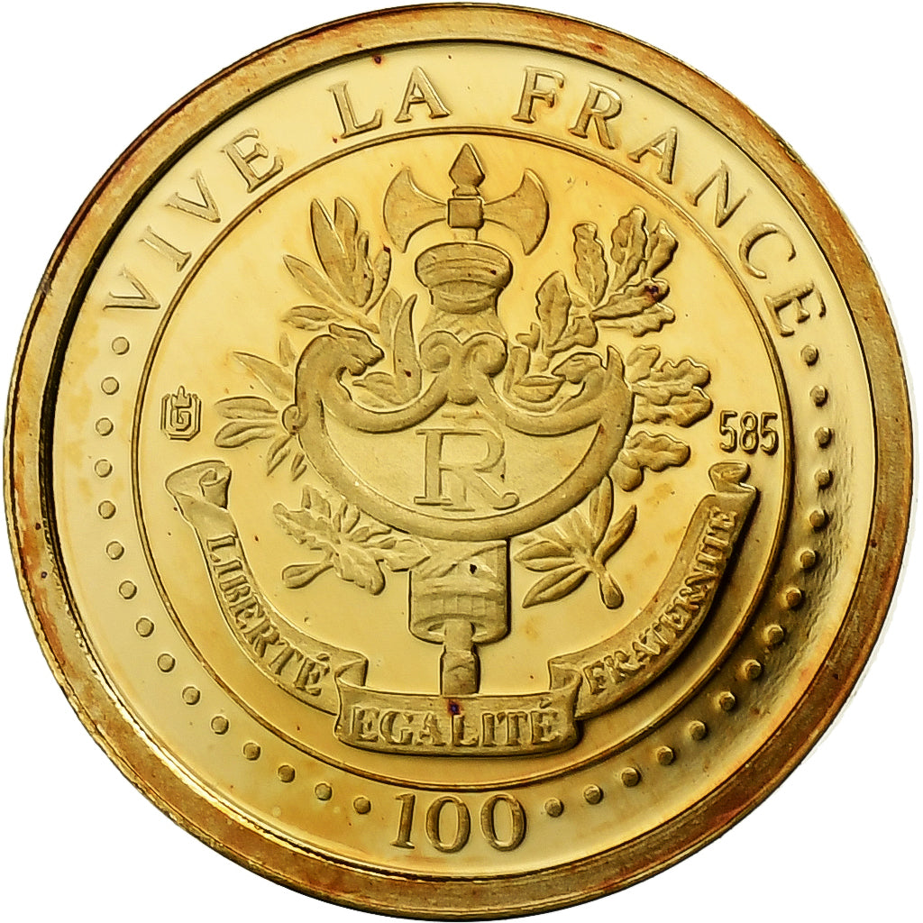 France, Medal, Edith Piaf, Musique, 2009, MS(65-70), Gold