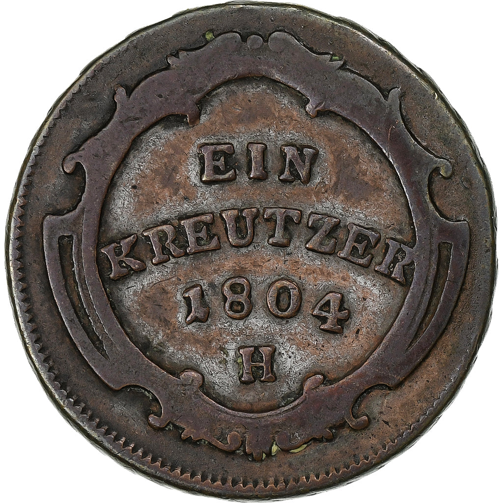 Austria, Ferdinand I, Kreutzer, 1804, Salzburg, Copper, VF(30-35)