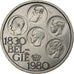 Belgium, 500 Francs, 500 Frank, 1980, Brussels, Silver Clad Copper-Nickel