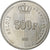Bélgica, 500 Francs, 500 Frank, 1990, Plata, MBC+, KM:179