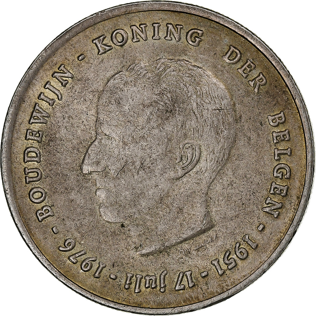 Coin, Belgium, 250 Francs, 250 Frank, 1976, EF(40-45), Silver, KM:157.1