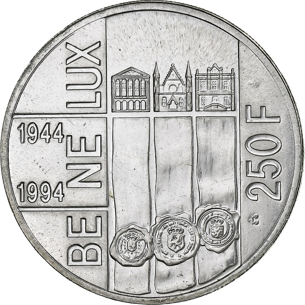 Moneta, Belgio, 250 Francs, 250 Frank, 1994, Brussels, SPL-, Argento, KM:195