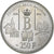 België, 250 Francs, 250 Frank, 1996, Zilver, PR, KM:202