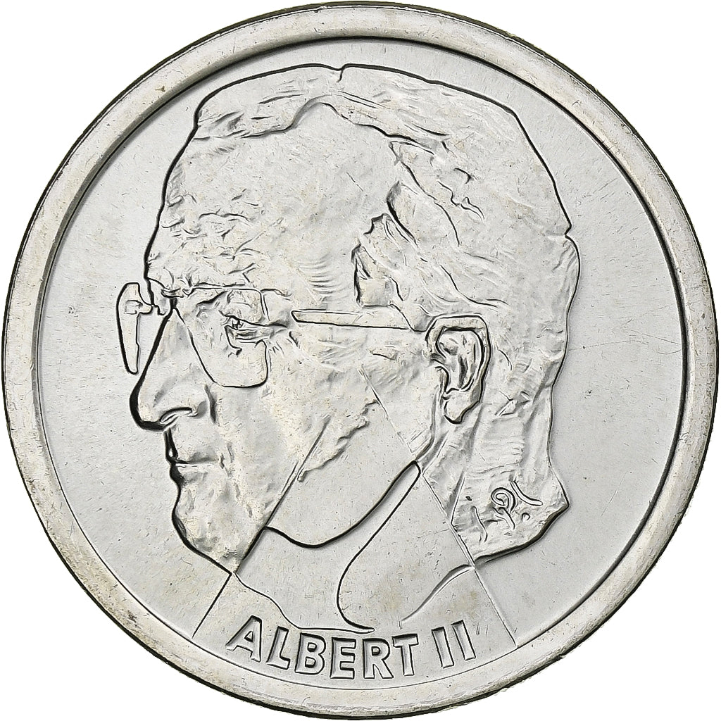 Belgium, Albert II, 200 Francs, 2000, Silver, MS(60-62)
