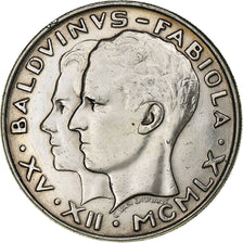 Moneta, Belgia, Baudouin I, 50 Francs, 50 Frank, 1960, AU(50-53), Srebro
