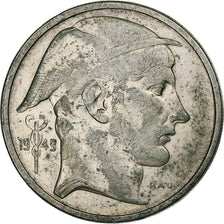 België, Régence Prince Charles, 50 Francs, 50 Frank, 1949, Zilver, ZF