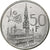 België, 50 Francs, 50 Frank, 1958, Zilver, UNC-, KM:150.1