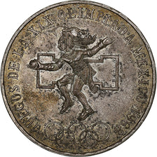 Mexico, 25 Pesos, 1968, Mexico, Silver, AU(50-53), KM:479.1