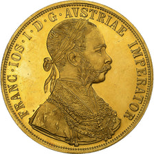 Coin, Austria, Franz Joseph I, 4 Ducat, 1915, Vienna, Official restrike, MS(63)