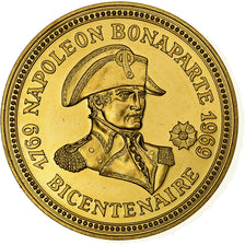France, Medal, Napoléon Bonaparte, Bicentenaire, 1969, Gold, MDP, MS(63)