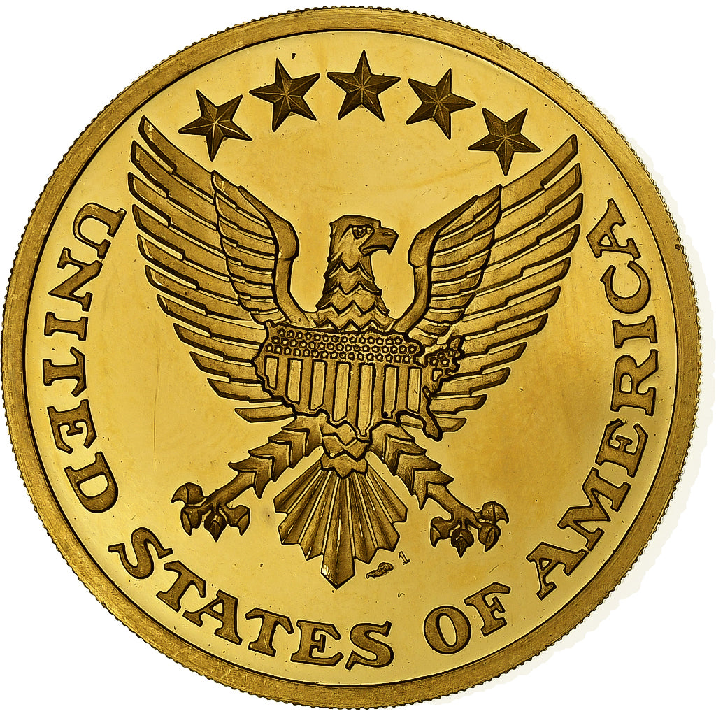 United States, Medal, John F. Kennedy and Robert F. Kennedy, 1970, Gold, MS(63)