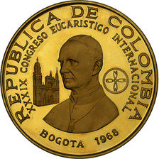 Colombia, 1500 Pesos, 1968, Bogota, FS, Oro, SPL, KM:235