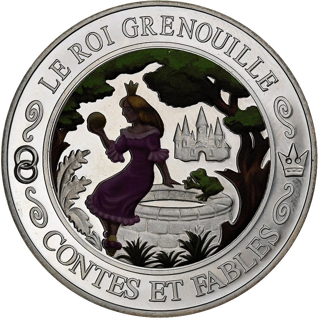 France, Médaille, Contes et Fables, Le Roi Grenouille, Argent, SPL+