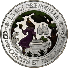 France, Médaille, Contes et Fables, Le Roi Grenouille, Argent, SPL+