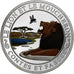 France, Medal, Contes et Fables, Le Lion et le Moucheron, Silver, MS(64)