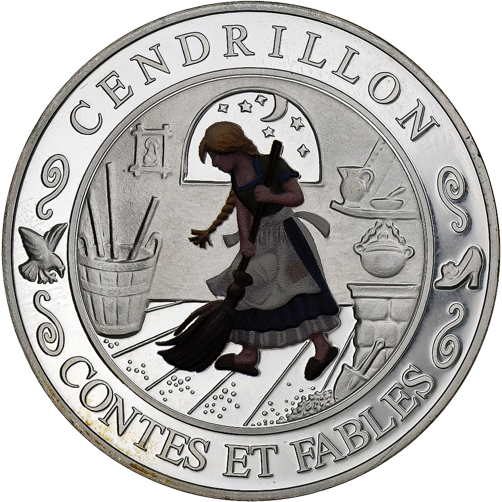 France, Médaille, Contes et Fables, Cendrillon, Argent, SPL+