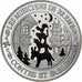 France, Medal, Contes et Fables, Les Musiciens de Brême, Silver, MS(64)