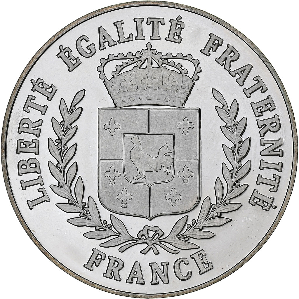 France, Medal, Contes et Fables, Les Musiciens de Brême, Silver, MS(64)