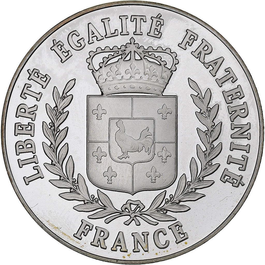 France, Medal, Contes et Fables, Le Chat Botté, Silver, MS(64)
