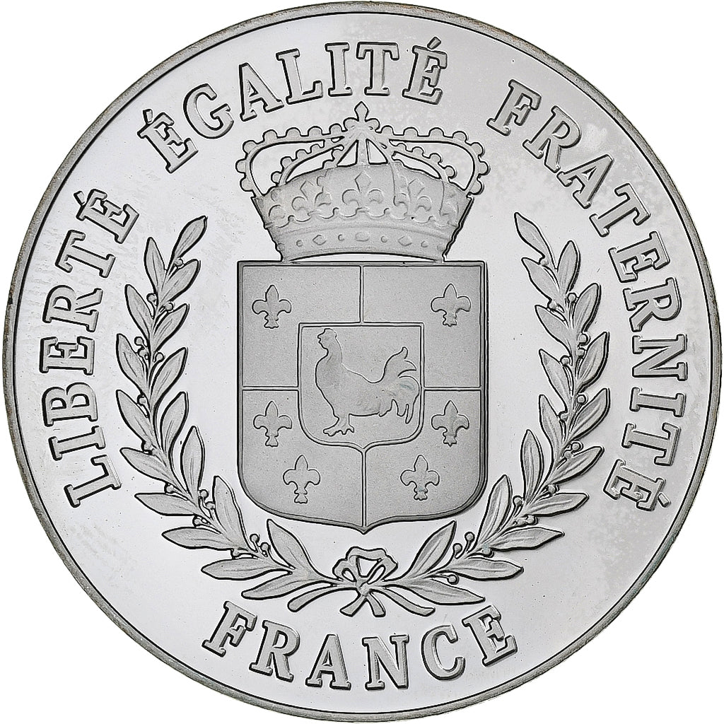 France, Médaille, Contes et Fables, Le Renard et la Cigogne, Argent, SPL+