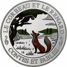 France, Médaille, Contes et Fables, Le Corbeau et le Renard, Argent, SPL+