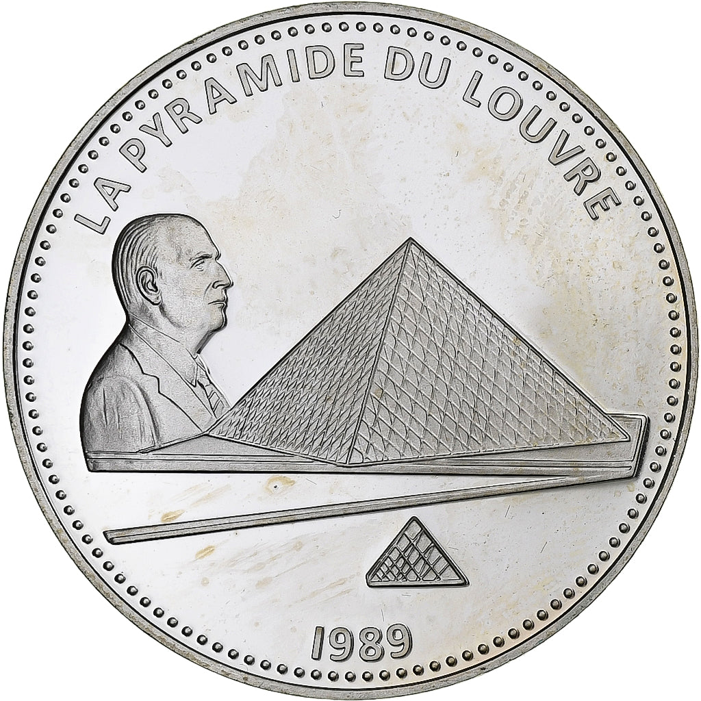 France, Medal, Les Joyaux de Paris, Le Louvre, Silver, MS(64)
