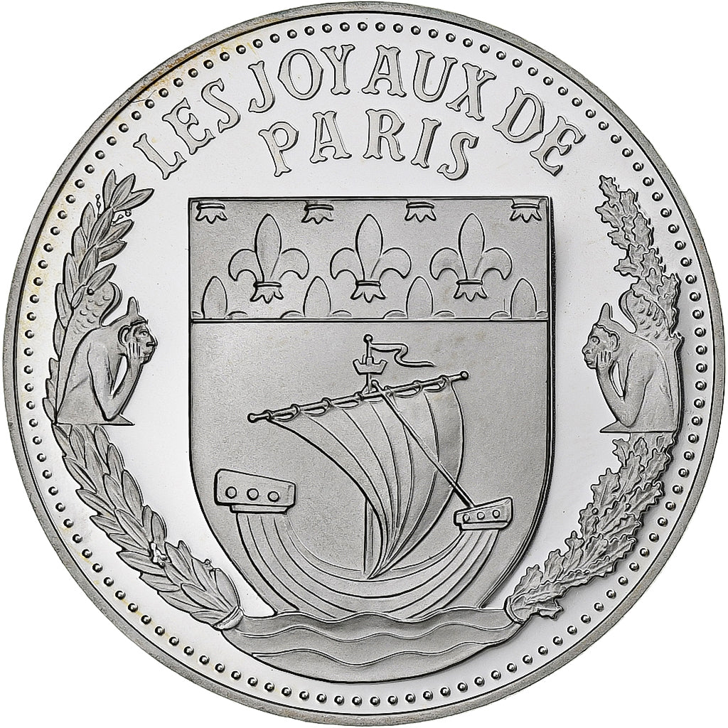 France, Medal, Les Joyaux de Paris, Le Moulin Rouge, Silver, MS(64)