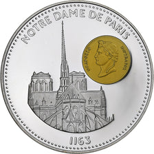 France, Medal, Les Joyaux de Paris, Notre-Dame de Paris, Silver, MS(64)